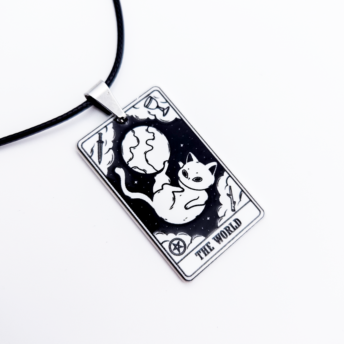Tarot Kitties Pendant Necklaces